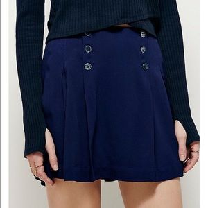 Free People Button Up Skirt